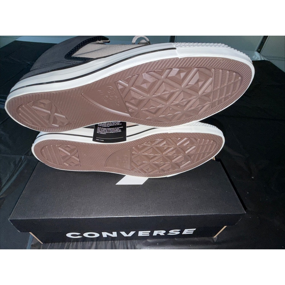 Converse Chuck Taylor All Star High Street Mid Shoe Tan/Black/White Unisex - Picture 7 of 8
